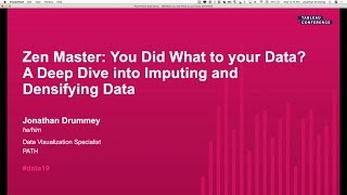 Zen Master You Did What To Your Data A Deep Dive Into Imputing And Densifying Data