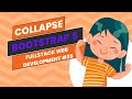Bootstrap Collapse Tutorial  | Full Stack web Development | HTML5_Css3 | JavaScript