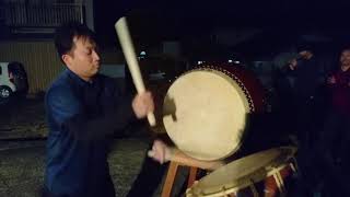 堅田の獅子舞 下組 剣の舞 太鼓練習用