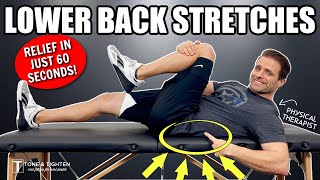 4 Exercises to Relieve Lower Back Pain In 60 Seconds