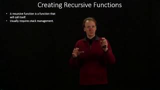 10. Creating Recursive Functions
