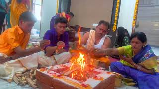 Traditional Hindu New HouseWarming ceremony |Jetti Satyanarayana patel Thallapally R\u0026R colony 2022