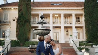 Groom cries during vows exchange | Grand Island Mansion Wedding Video | Sacramento, California