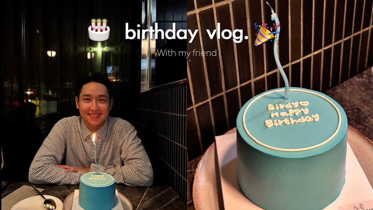 My 22th Birthday Vlog With My Friend Opening Gifts Going To Dinner