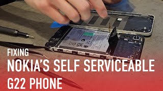 Fixing Nokia's Self-Serviceable G22 Phone