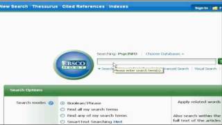 Database Search Tips: Using AND and OR