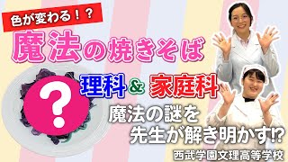 【西武文理】「魔法の焼きそば」の謎を「理科×家庭科」の先生が解き明かす！？