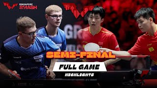 Lebrun Brothers vs Chuqin Wang / Shidong Lin Full Match Highlights - WTT Singapore Smash 2025