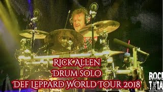 Def Leppard World Tour 2018 Rick Allen Drum Solo!