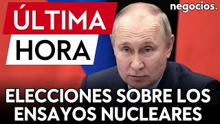 ÚLTIMA HORA | Rusia votará sobre la desratificación del tratado de prohibición de ensayos nucleares