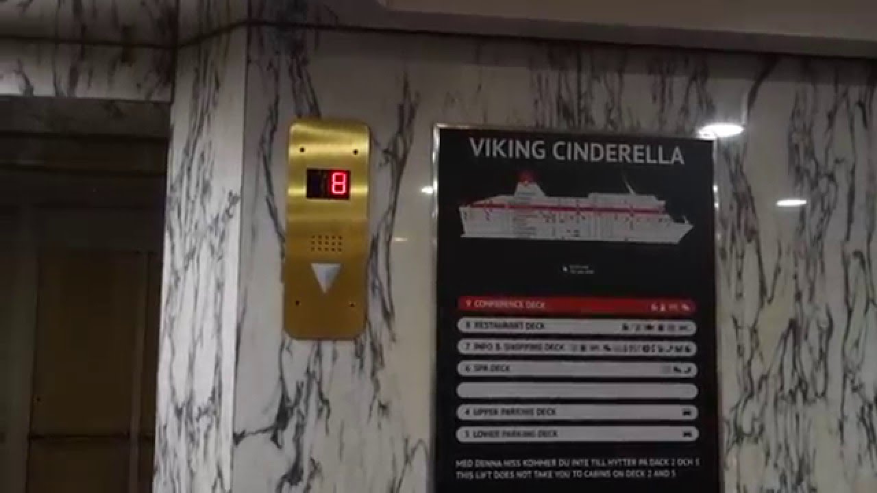 1989 Dan Elevator Traction Elevator Cruiseferry M S Viking