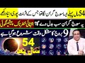 Difficult Time for 9 Zodiac Signs || 54 Sal Lagne Wala Khatarnak Suraj Grahan || Syed Haider Jafri