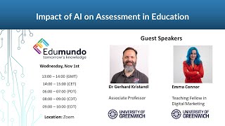 Webinar: Impact of Ai on Assessment in Education