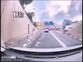 車cam直擊 咁大舊野跌落嚟...好彩無車跟你後面 😰 載貨不穩