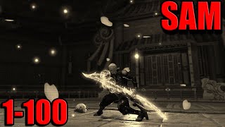 FFXIV: Dawntrail Samurai 1 to 100 Leveling Skills Guide