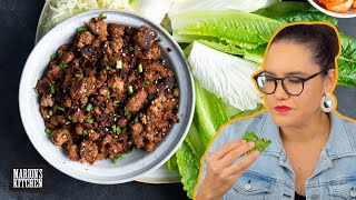 Budget-friendly Beef Bulgogi Lettuce Wraps | Marion's Kitchen