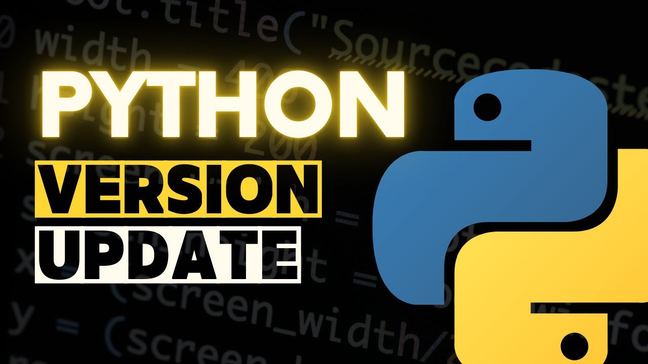 How To Update Python Version On Windows - Quick Guide - YouTube