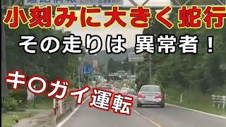 小刻みに大きく　蛇行・・その走りは　異常者！・・キ〇ガイ運転・・迷惑運転者たち　【トレーラー】【車載カメラ】とら吉番外編・・