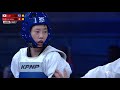 roma 2019 world taekwondo grand prix w 57kg final lee ah reum kor vs ilgun hatice kubra tur