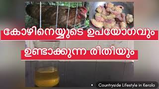 കോഴിനെയ്യ് - ആരോഗ്യത്തിനും സൗന്ദര്യത്തിനും | Rendered Chicken fat (or Schmaltz‌) making \u0026 uses