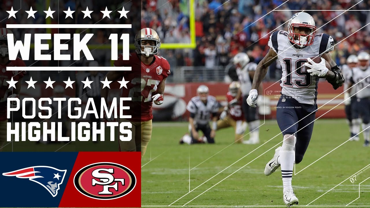 Patriots Vs. 49ers | NFL Week 11 Game Highlights - YouTube