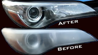 Learn how to restore oxidized headlights in 4 mints/Turn your headlights brand new again/ ALIMECH