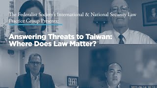Answering Threats to Taiwan: Where Does Law Matter?