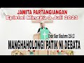 JAMITA PARTANGIANGAN: Ende Sian Sisalomo 2:8-13 MANGHAHOLONGI PATIK NI DEBATA