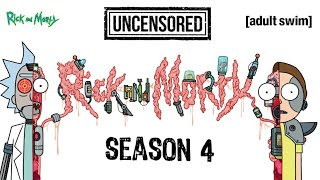 Rick And Morty All Uncensored Parts on Season 4