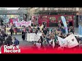 Thousands march in Glasgow to protest against climate crisis