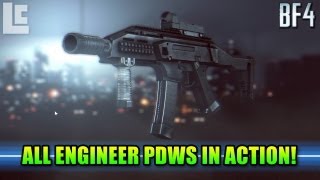 All BF4 PDWs In Action! Latest Build (Battlefield 4 Paracel Storm Gameplay/Commentary)