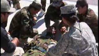 Afghan National Army Medics Receive Medevac Training