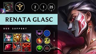 Renata Glasc Support vs Xin Zhao - EUW Master Patch 25.S1.2