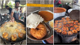 Medu Vada Making in Kolhapur || Indian Street food || Kolhapur Street food