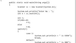 [2020] - Programming in JAVA - Switch Case part 4 Practice