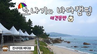 기습폭우도 좋았던 바다캠핑 | 삼척 문암해변캠핑장 | 우중캠핑 | 스노클링 | 애견동반캠핑 | 부부캠핑 | 동해바다캠핑 | 여름캠핑