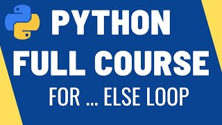 Learn Python - For Else Loops Tutorials