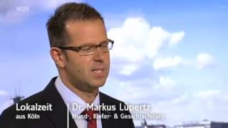 Lachgasbehandlung beim Zahnarzt WDR Beitrag 2012 mit Dr. Dr. Markus Lüpertz