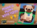 Y'Art™ Puppy How-to Video! COLOR WITH YARN