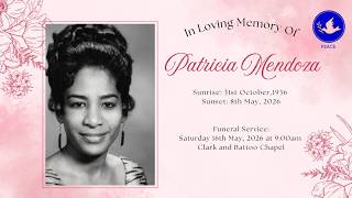 Funeral Tribute Service of Patricia Jocelyn Mendoza