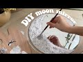 DIY: crescent moon mirror