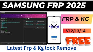 Samsung Frp bypass 2025 | 🔥Samsung Frp bypass version 13 -14 latest Samfrp security unlock