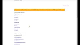 Top 10 Java J2EE Spring Hibernate websites for interview question and answer
