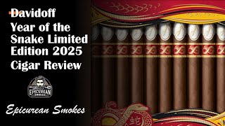 Exclusive \u0026 Rare: Davidoff Year of the Snake 2025 Cigar Review!