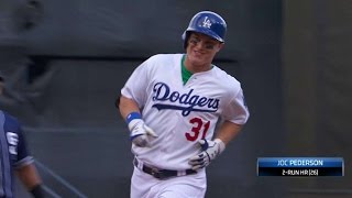 SD@LAD: Pederson opens scoring with a two-run shot