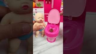 Satisfied unboxing, mini toilet toy review, ASMR video