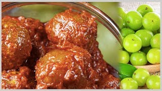 అమృతం లాంటి ఉసిరికాయల కూర -  Special Amla Curry Recipe - Andhra style Amla pickle making|| Live Food