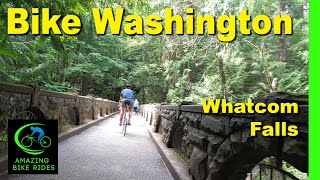 25 Minute Virtual Bike Ride | Whatcom Falls Park | Washington | Indoor Cycling Workout