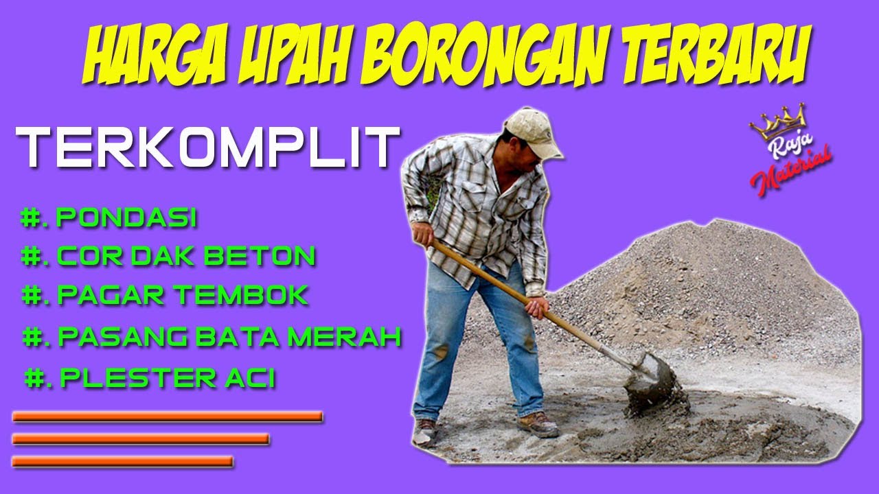 Harga UPAH Borongan Bangunan Per M2 Terbaru - YouTube