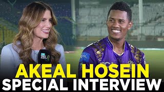 PSL 9 | Akeal Hosein Special Interview | Karachi Kings vs Quetta Gladiators | Match 16 | M2A1A